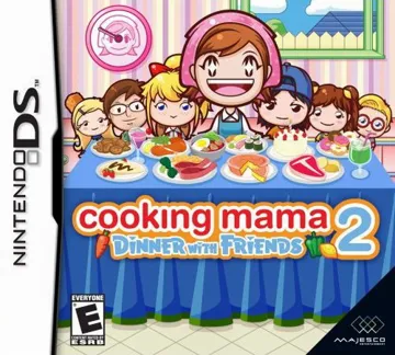 Cooking Mama 2 - Dinner with Friends (USA) box cover front